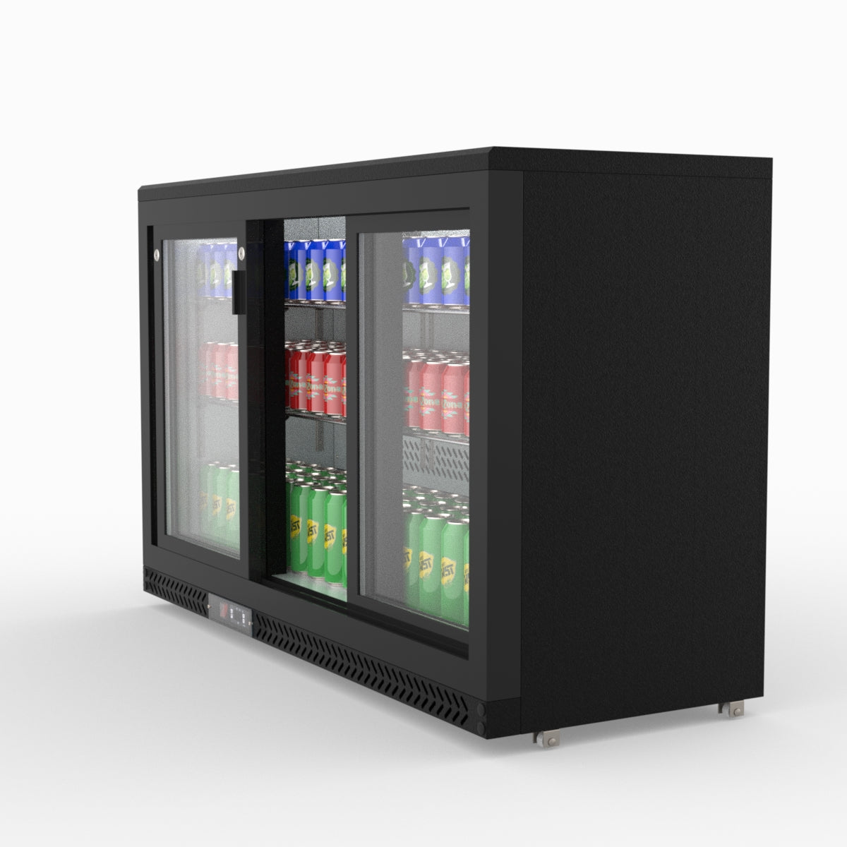 Thermaster Three Sliding Door Bar Cooler SC316SD