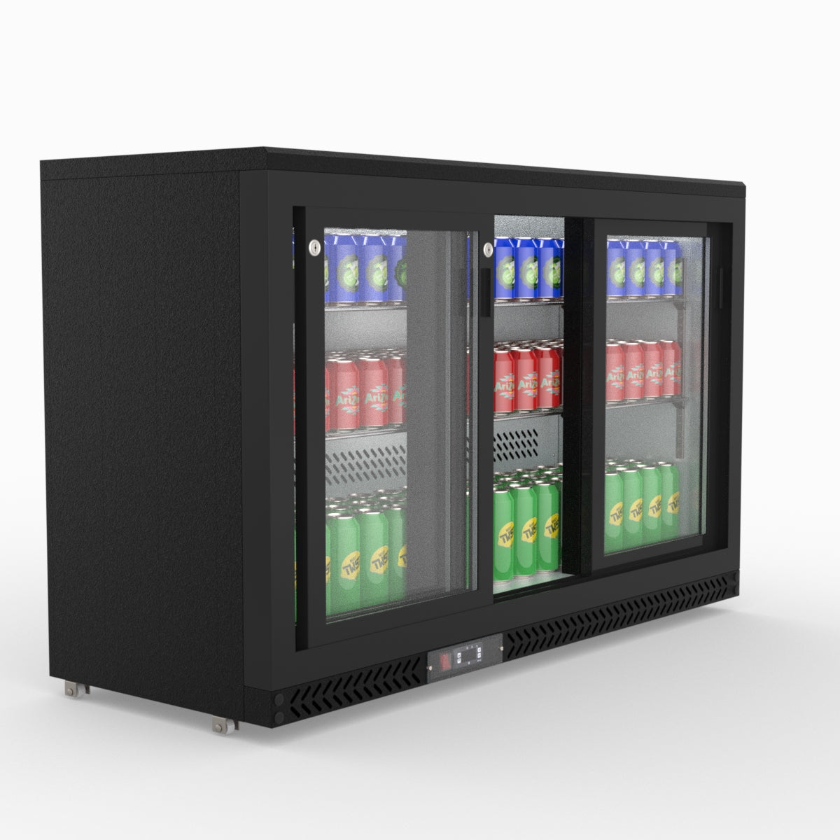 Thermaster Three Sliding Door Bar Cooler SC316SD