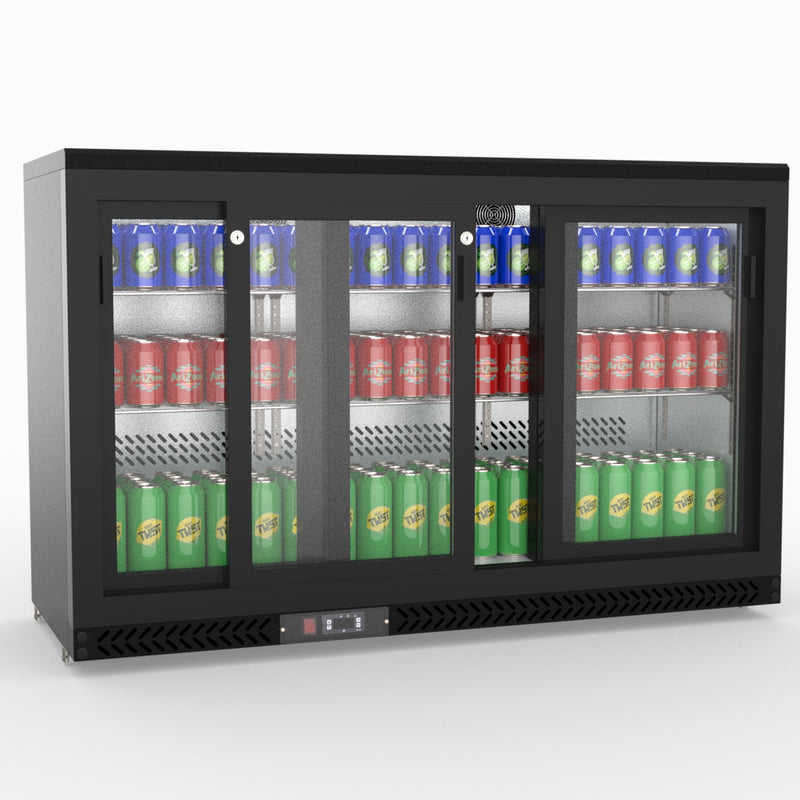 Thermaster Three Sliding Door Bar Cooler SC316SD