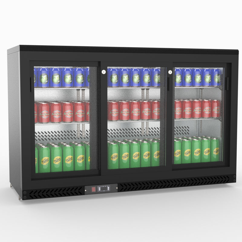 Thermaster Three Sliding Door Bar Cooler SC316SD