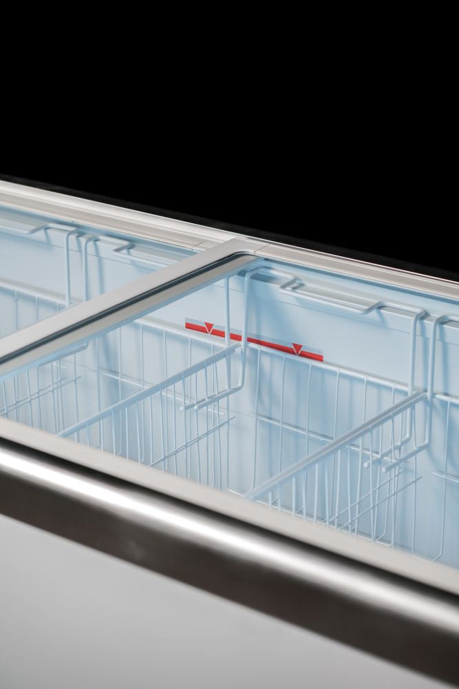 Atosa Glass Top Chest Freezer 620P