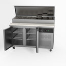 AG 2 Door Saladette Fridge - Fits 7 x 1/3 GN Trays SH2000-700