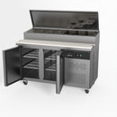 AG 2 Door Saladette Fridge - Fits 7 x 1/3 GN Trays SH2000-700