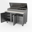 AG 2 Door Saladette Fridge - Fits 7 x 1/3 GN Trays SH2000-700