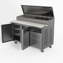 AG 2 Door Saladette Fridge - Fits 7 x 1/3 GN Trays SH2000-700