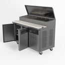 AG 2 Door Saladette Fridge - Fits 7 x 1/3 GN Trays SH2000-700