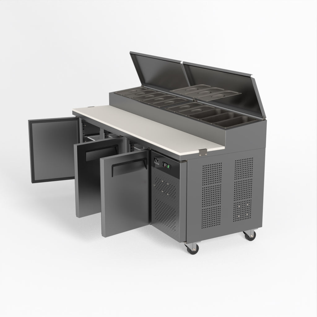 AG 3 Saladette with G/N 1/3 GN trays x 10 SH3000-800