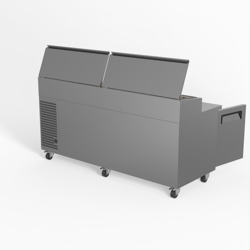 AG 3 Door Saladette Fridge - 10 x 1/3 GN Trays