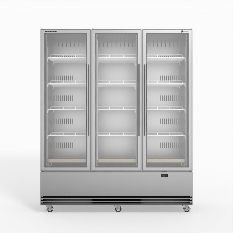 Skope SKB1500N-A 3 Glass Door Display or Storage Fridge