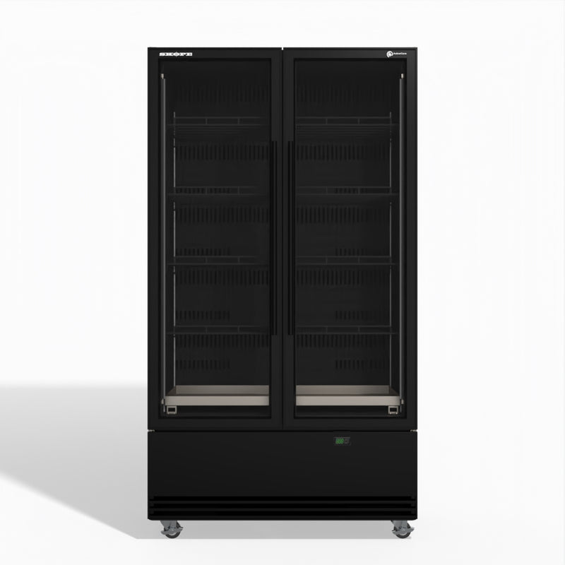 Skope 2 Glass Door Display or Storage Fridge - SKB900N-A