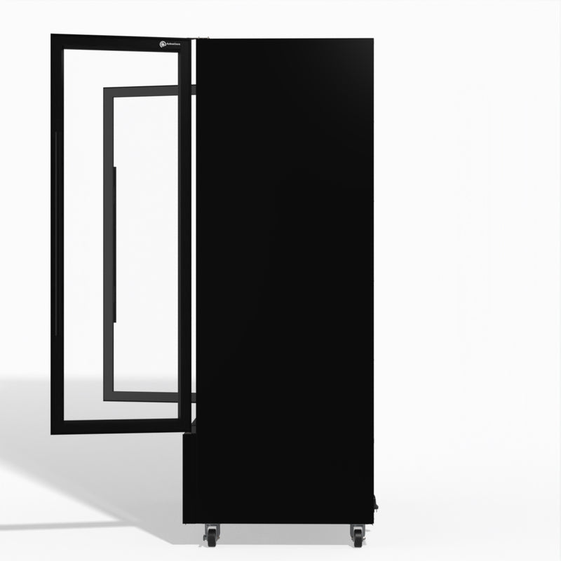 Skope 2 Glass Door Display or Storage Fridge - SKB900N-A - Black