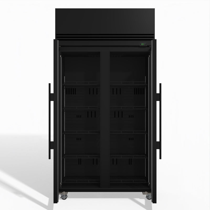 TMF1000N-A 2 1 Glass Door Upright Display or Storage Freezer