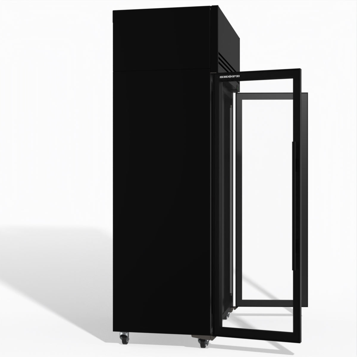 TMF1000N-A 2 1 Glass Door Upright Display or Storage Freezer