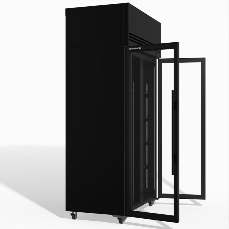 TMF1000N-A 2 1 Glass Door Upright Display or Storage Freezer