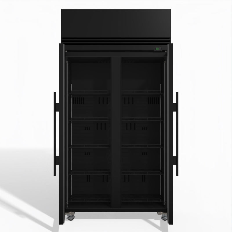 TMF1000N-A 2 1 Glass Door Upright Display or Storage Freezer