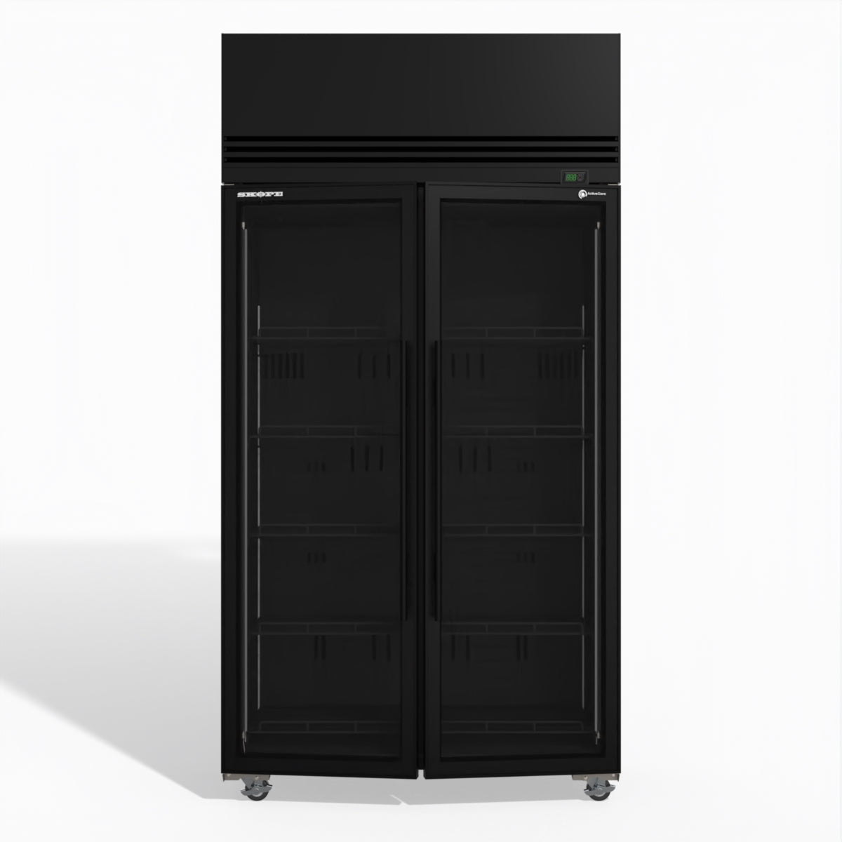 TMF1000N-A 2 1 Glass Door Upright Display or Storage Freezer