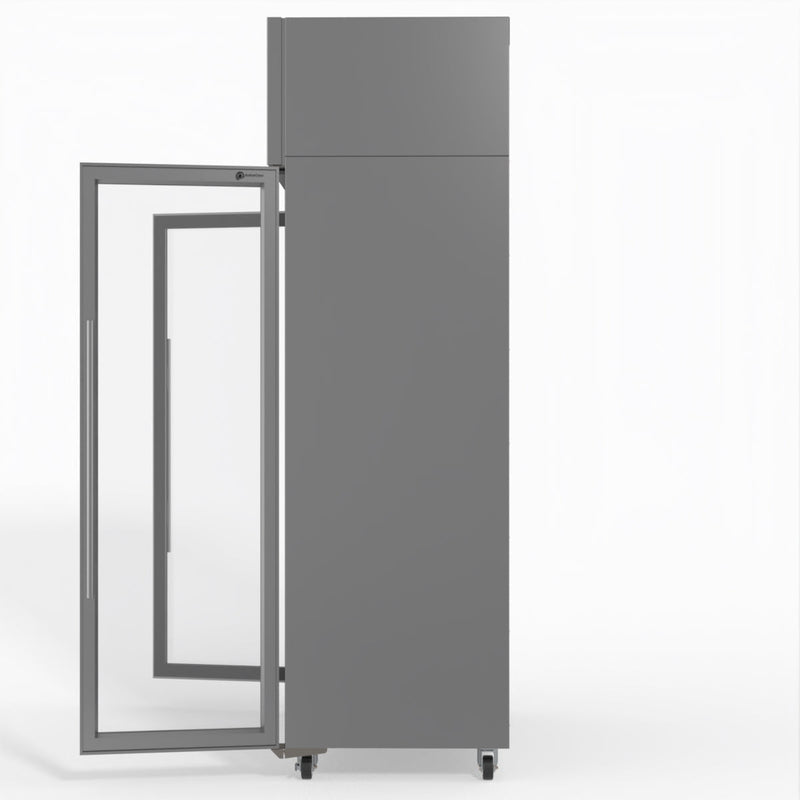 Skope SKFT1000N-A 2 Glass Door Upright Display or Storage Freezer