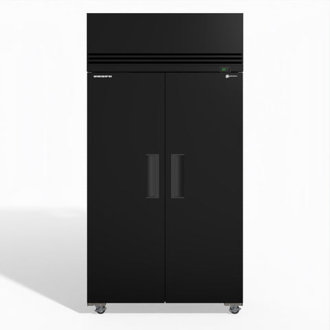 Skope SKFT1000NS-A 2 Solid Door Upright Display or Storage Freezer