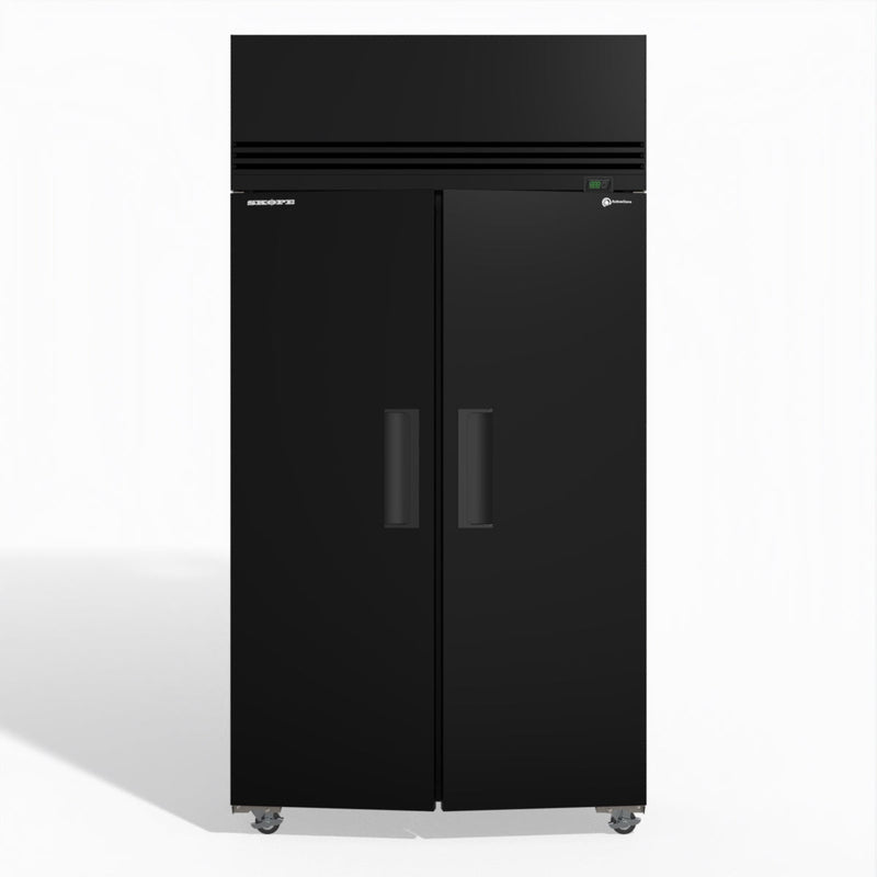 Skope SKFT1000NS-A 2 Solid Door Upright Display or Storage Freezer