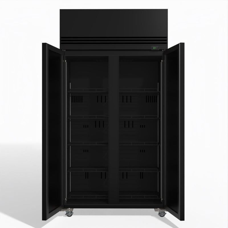 Skope SKFT1000NS-A 2 Solid Door Upright Display or Storage Freezer