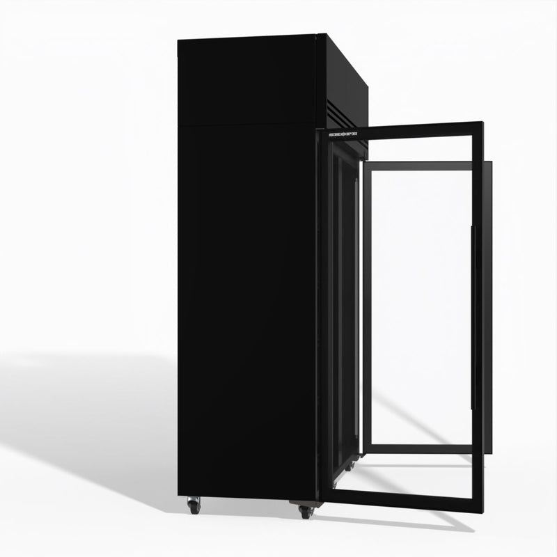 Skope SKFT1300N-A 2 Glass Door Upright Display or Storage Freezer