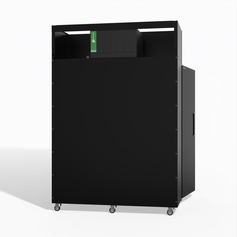 Skope SKFT1300NS-A 2 Solid Door Upright Display or Storage Freezer