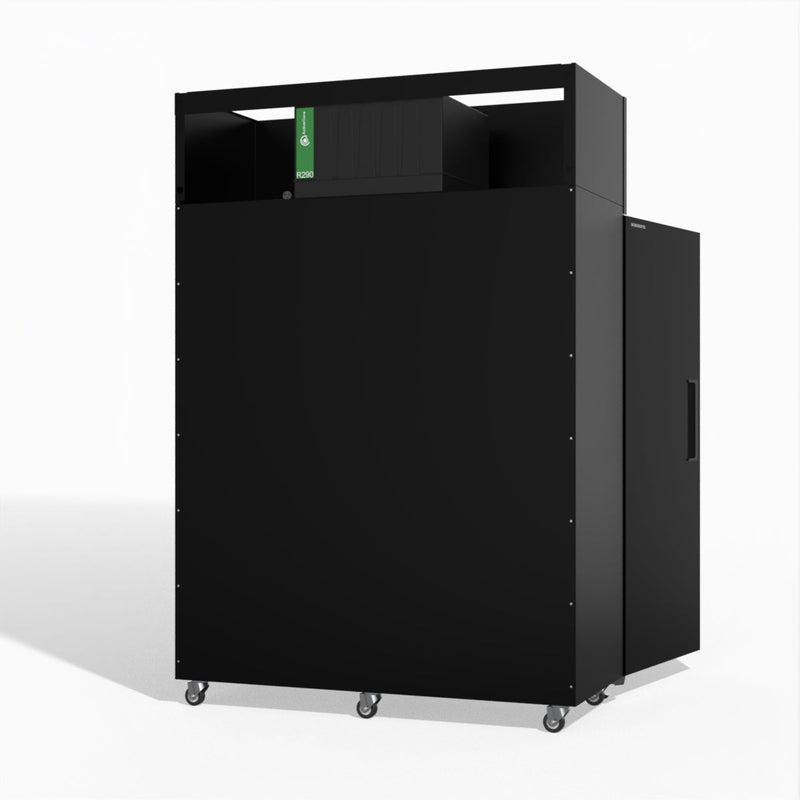 Skope SKFT1300NS-A 2 Solid Door Upright Display or Storage Freezer