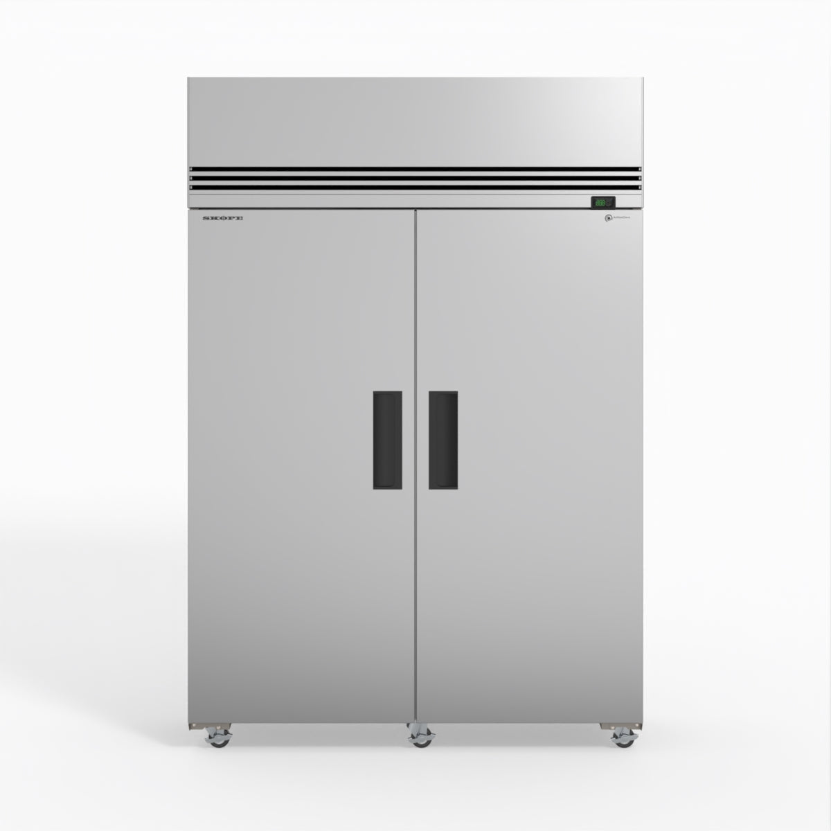 Skope SKFT1300NS-A 2 Solid Door Upright Display or Storage Freezer