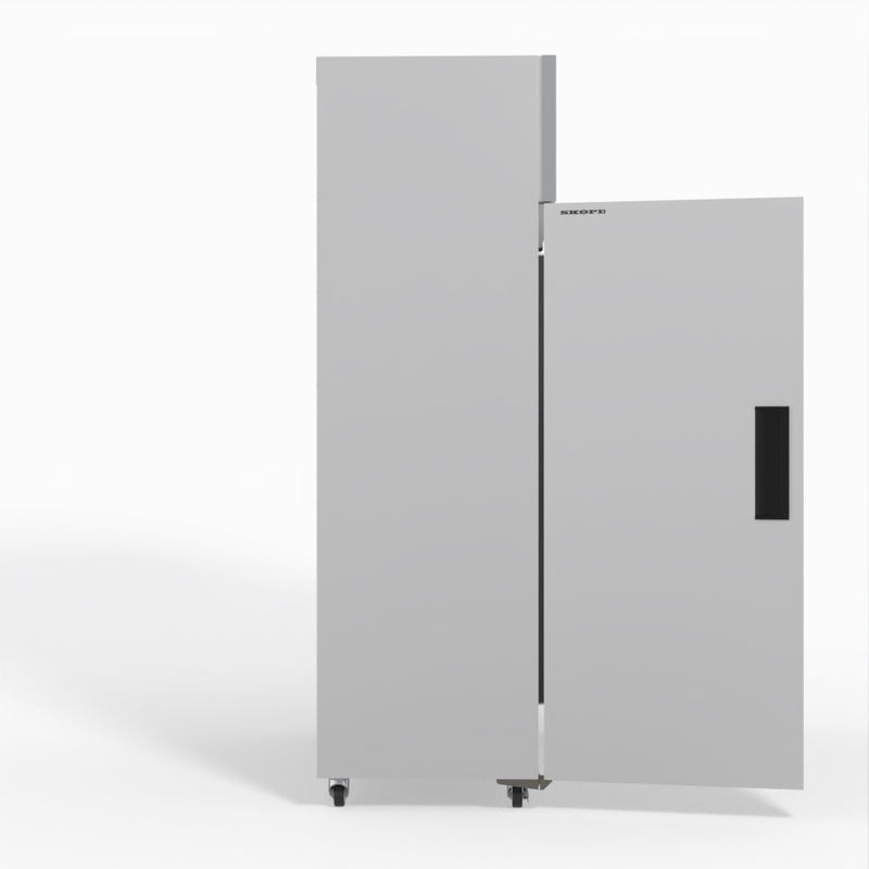 Skope SKFT1300NS-A 2 Solid Door Upright Display or Storage Freezer - White