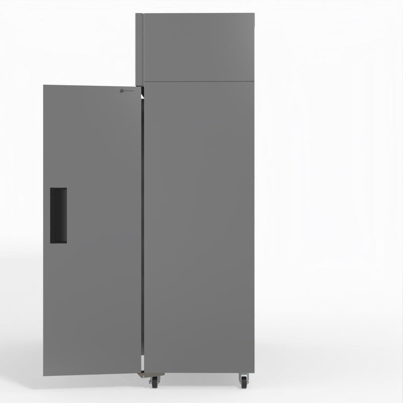 Skope SKFT1500NS-A 3 Solid Door Upright Display or Storage Freezer - Stainless Steel