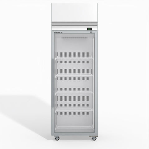 Skope SKFT650N-A 1 Glass Door Upright Display or Storage Freezer - White