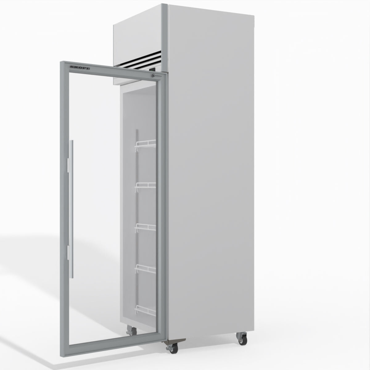 TMF650N-A 1 Glass Door Upright Display or Storage Freezer