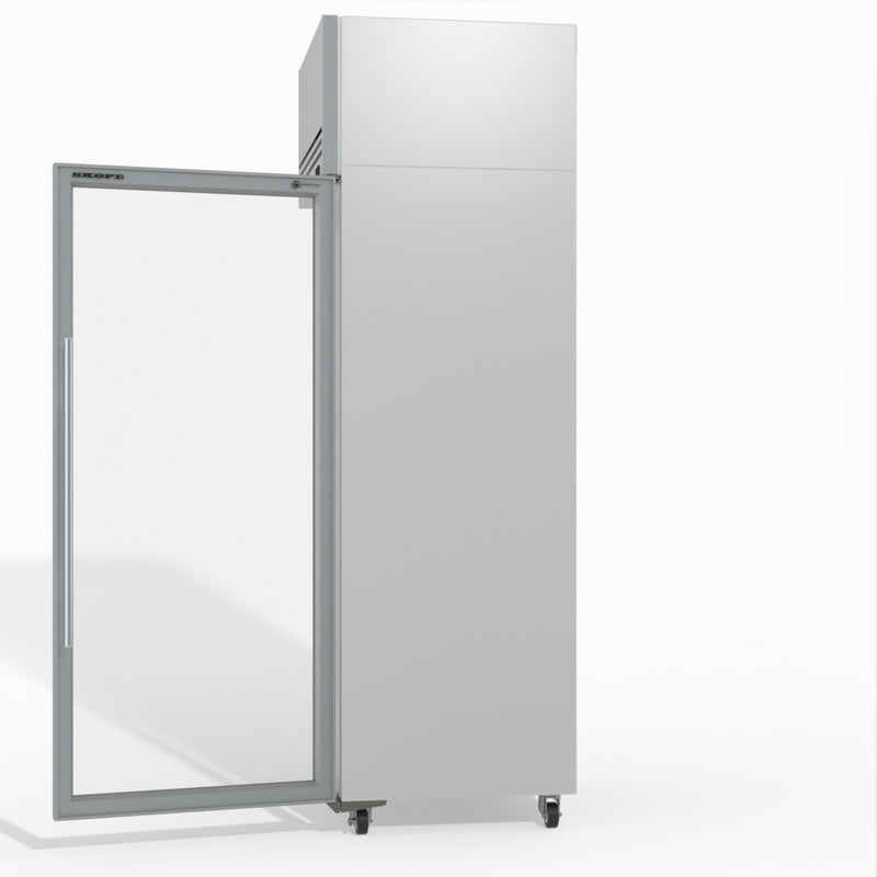 TMF650N-A 1 Glass Door Upright Display or Storage Freezer