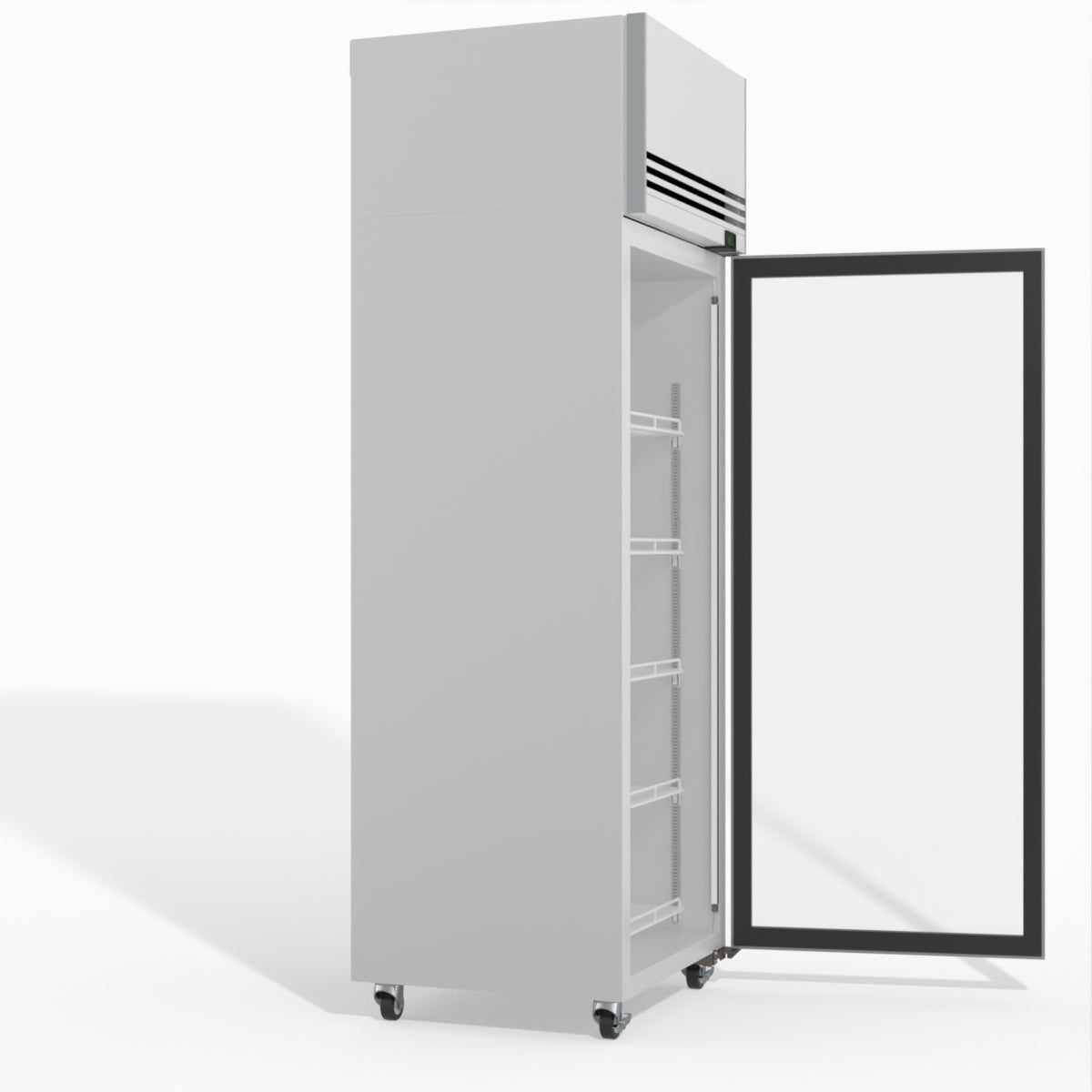 TMF650N-A 1 Glass Door Upright Display or Storage Freezer