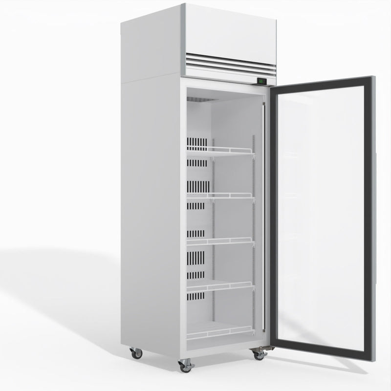 Skope SKFT650N-A 1 Glass Door Upright Display or Storage Freezer - White