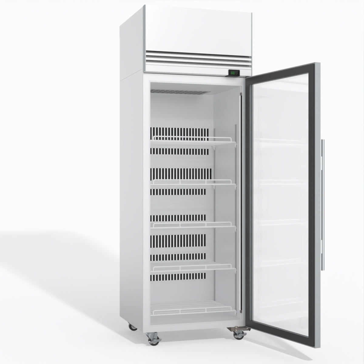 TMF650N-A 1 Glass Door Upright Display or Storage Freezer