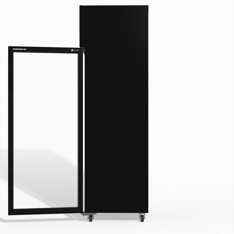 TMF650N-AC 1 Glass Door Display or Storage Freezer, Lit Sign