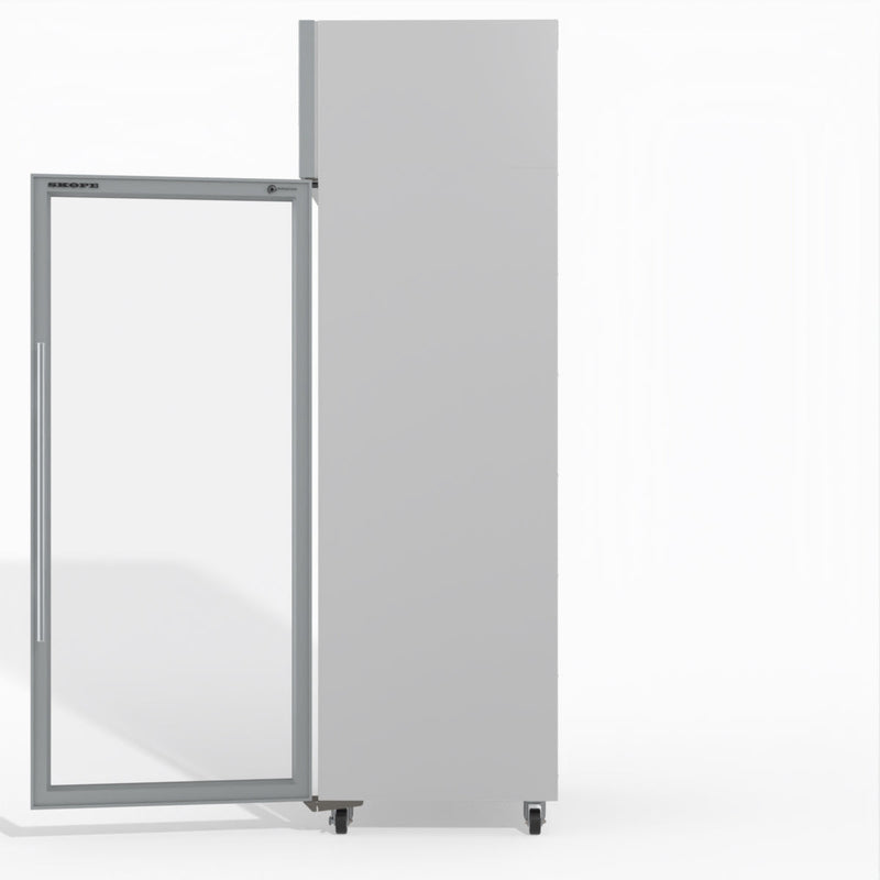 TMF650N-AC 1 Glass Door Display or Storage Freezer, Lit Sign