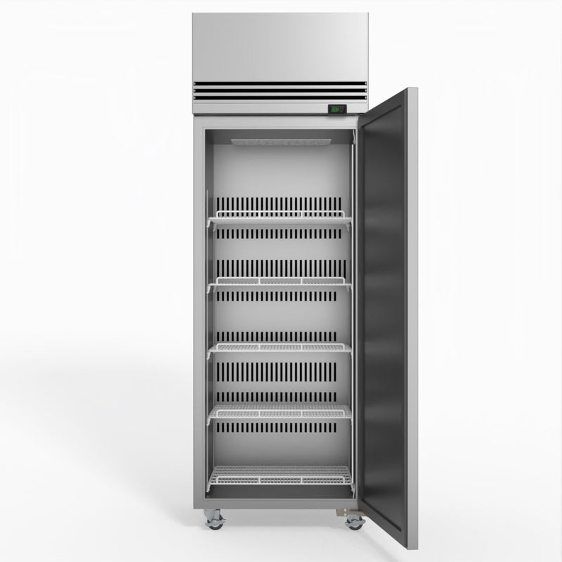 Skope SKFT650NS-A 1 Solid Door Upright Display or Storage Freezer - Stainless Steel