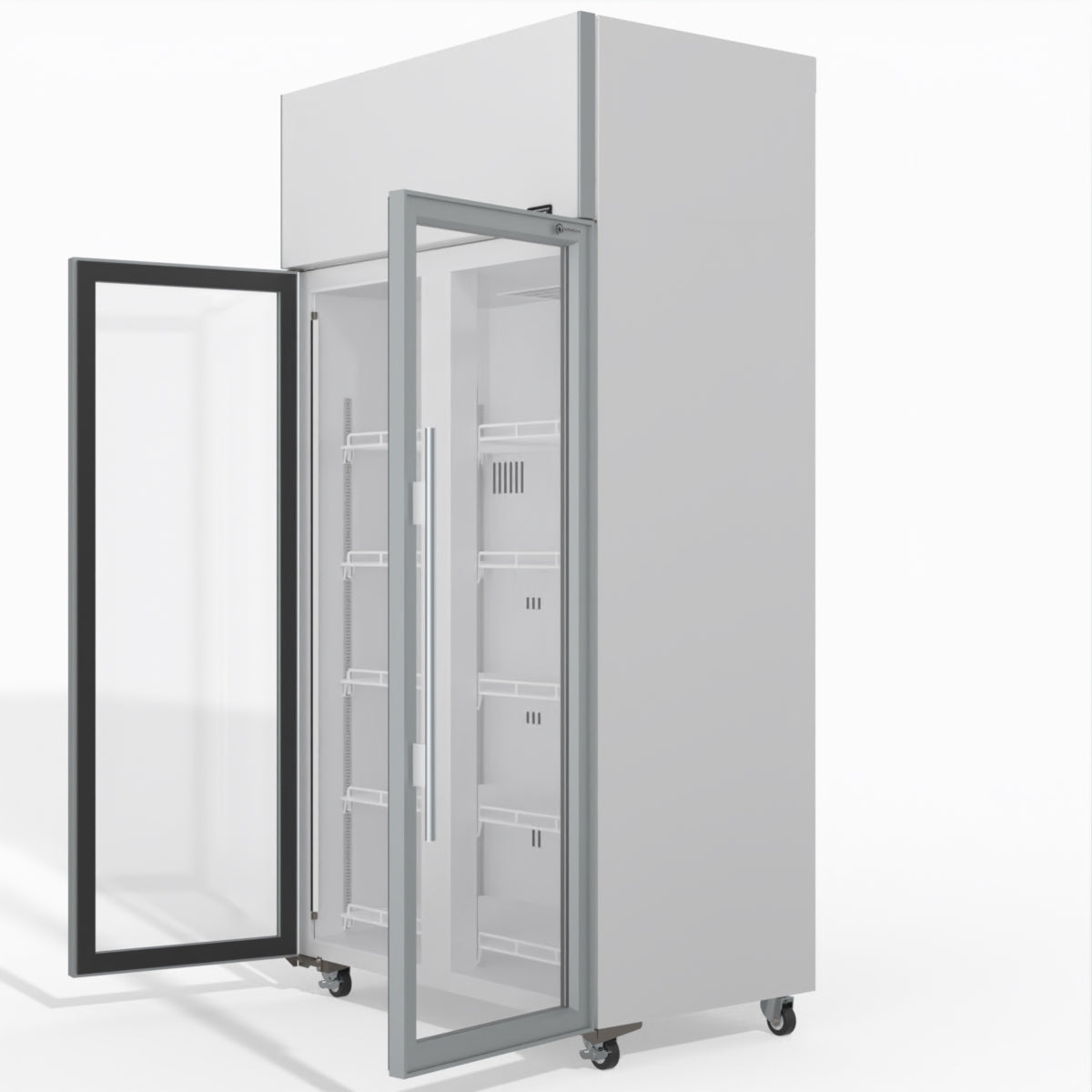 Skope TME1000N-A 2 Glass Door Display or Storage Fridge