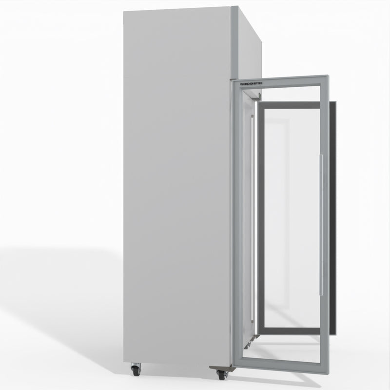 Skope TME1000N-A 2 Glass Door Display or Storage Fridge