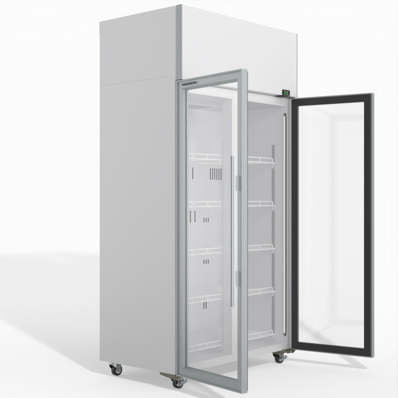 Skope TME1000N-A 2 Glass Door Display or Storage Fridge