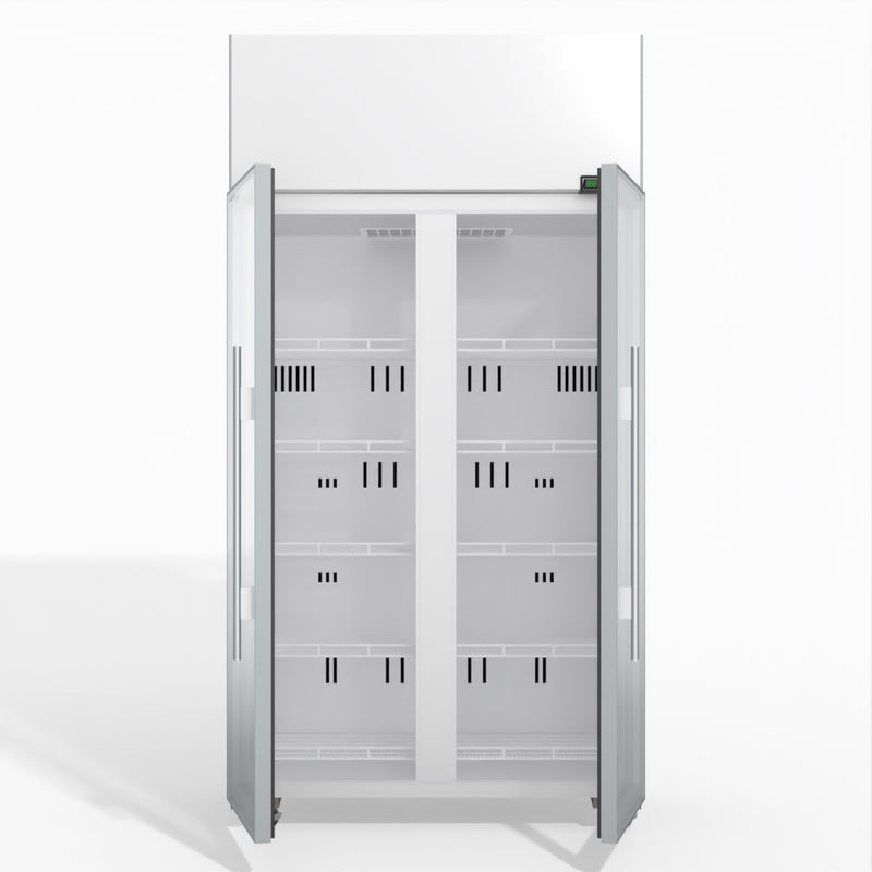 Skope TME1000N-A 2 Glass Door Display or Storage Fridge