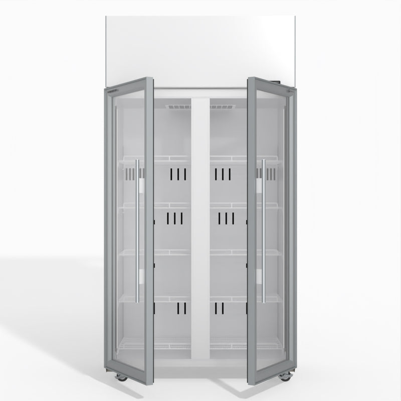 Skope TME1000N-A 2 Glass Door Display or Storage Fridge