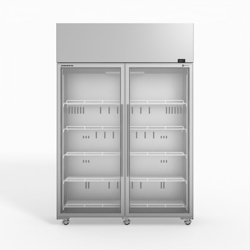 Skope 2 Glass Door Display or Storage Fridge - SKT1300N-A