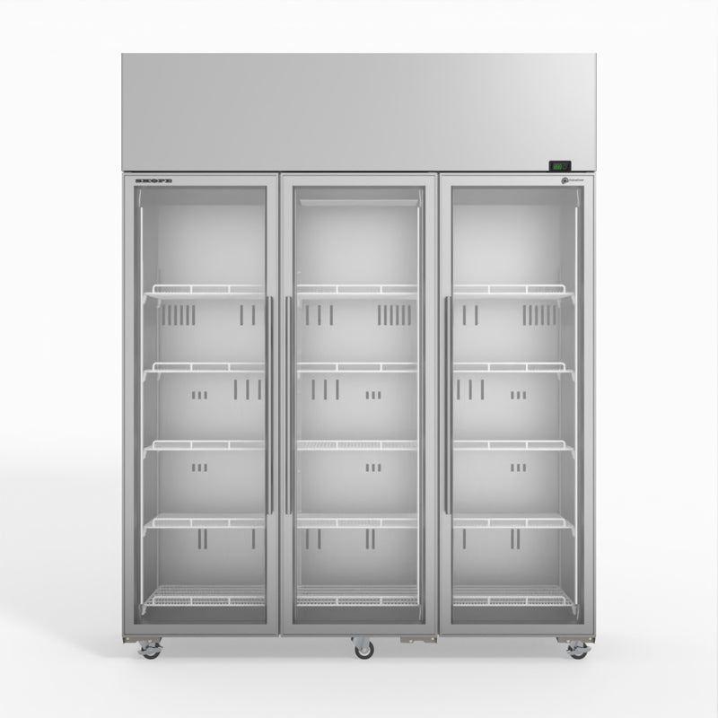 Skope 3 Glass Door Display or Storage Fridge - SKT1500N-A