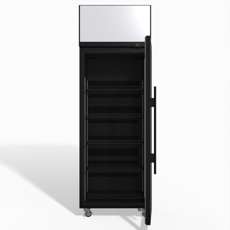 Skope TME650N-AC 1 Glass Door Display or Storage Fridge, Lit Sign