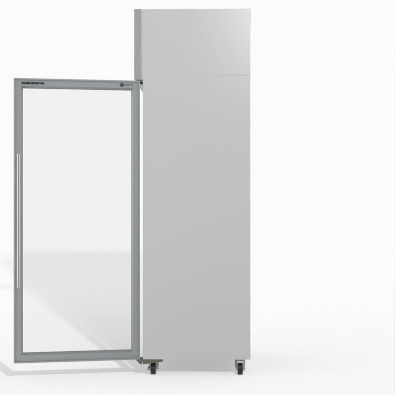 Skope TME650N-AC 1 Glass Door Display or Storage Fridge, Lit Sign