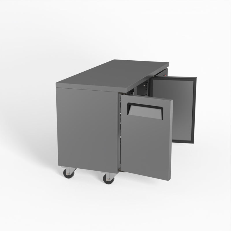 AG Two Door Commercial Worktop / Under Bench Freezer 600mm Depth