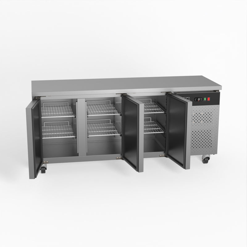 AG Three Door Commercial Worktop / Under Bench Freezer 600mm Depth